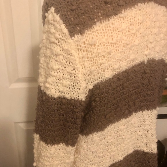 Free People ❄️ Rugby Striped Long Cardigan - Picture 6 of 8